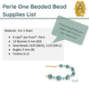 Perle One Beaded Bead Pattern par Puca - The Argus Collection