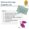 Dolores Earrings Pattern par Puca - The Argus Collection