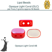 Lipsi par Puca, Opaque Light Coral Red Collection - The Argus Collection