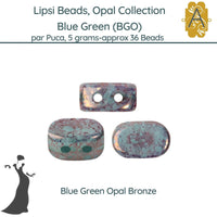 Lipsi par Puca, Blue Green Opal Collection - The Argus Collection