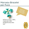 Marceau Bracelet Pattern par Puca - The Argus Collection