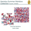 Gemduo Beads, Summer Rainbow Collection, 10g. - The Argus Collection