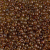 8/0 Miyuki Seedbeads 10 g, Saffron Transparent Picasso 4501, Amber Picasso Transparent 4502, Red Brown Picasso 4503, Garnet Picasso 4504 - The Argus Collection