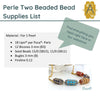 Perle Two Beaded Bead Pattern par Puca - The Argus Collection