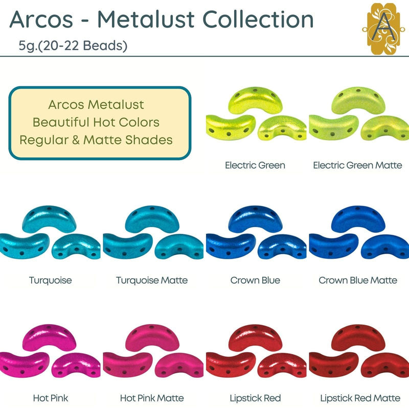 Arcos, Metalust Collection, 5g. 10 Colors - The Argus Collection