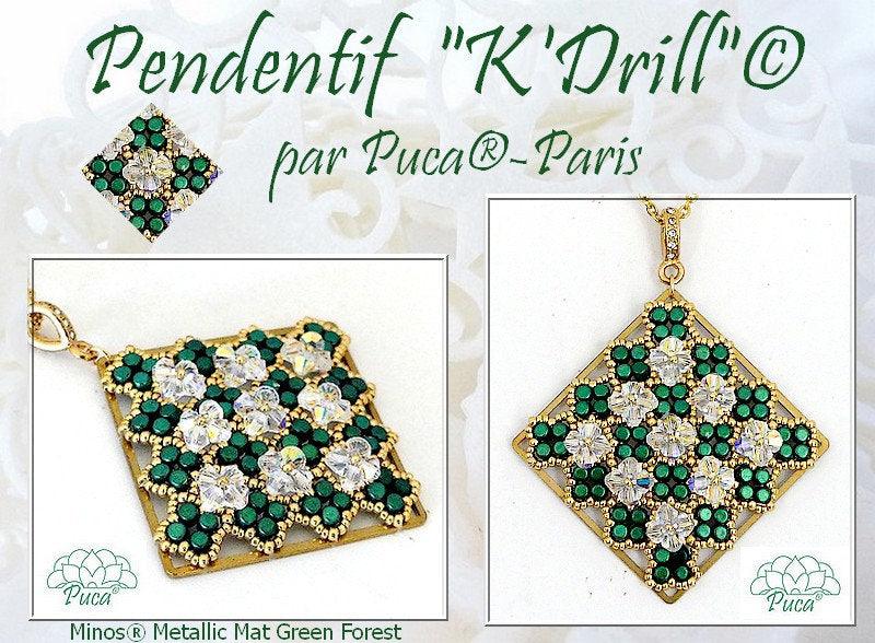 K'Drill Pendant Pattern par Puca - The Argus Collection