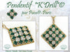 K'Drill Pendant Pattern par Puca, Tutorial, FREE with par Puca Order, 2 Free Patterns per Order - The Argus Collection