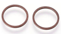 Circle Connectors, 12 or 15mm, 3 Finishes, 6 Pieces - The Argus Collection