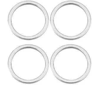 Circle Connectors, 12 or 15mm, 3 Finishes, 6 Pieces - The Argus Collection