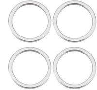 Circle Connectors, 12 or 15mm, 3 Finishes, 6 Pieces - The Argus Collection