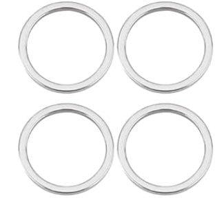 Circle Connectors, 12 or 15mm, 3 Finishes, 6 Pieces - The Argus Collection