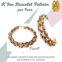 K'fee Bracelet Pattern par Puca - The Argus Collection