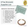 K'fee Bracelet Pattern par Puca - The Argus Collection