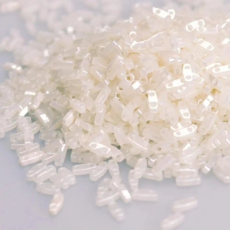 Miyuki Quarter Tila, QTL-512, Opal Ceylon, 5g - The Argus Collection