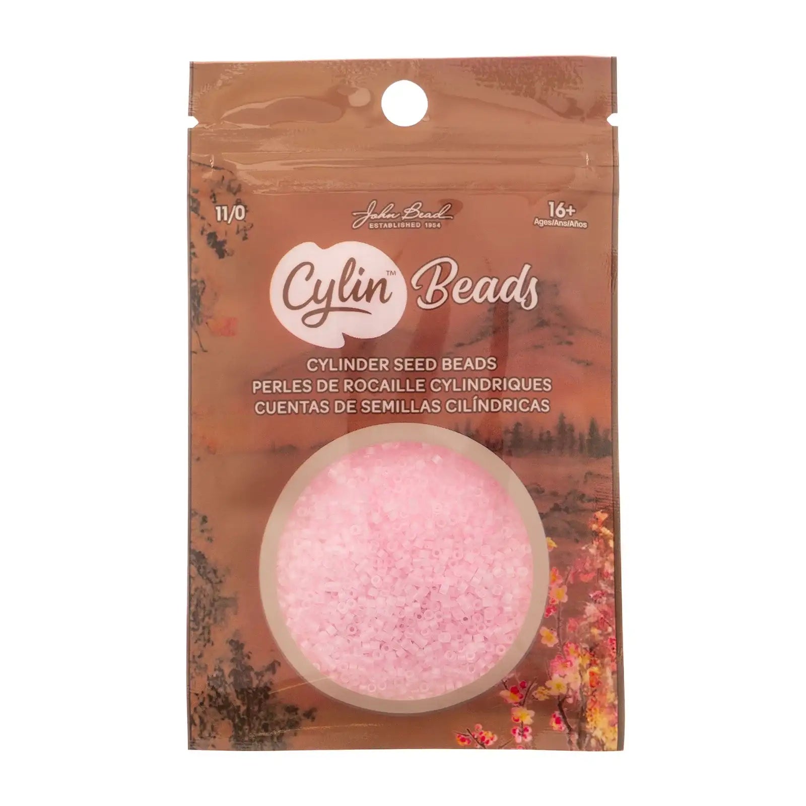 Cylin™ Beads 11/0, CY11-1179 Matte Macaron AB - Pink, 25g - Cylin™ Beads 11/0, CY11-1179 Matte Macaron AB - Pink, 25g - Default Title , The Argus Collection