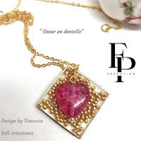 Lacy Heart Necklace Pattern