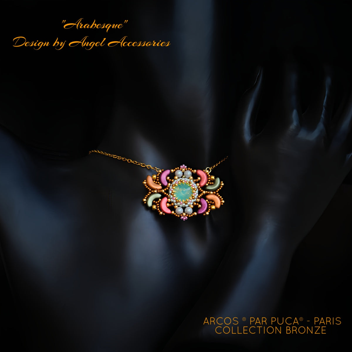 Arabesque Pendant Pattern by Angel Accessories