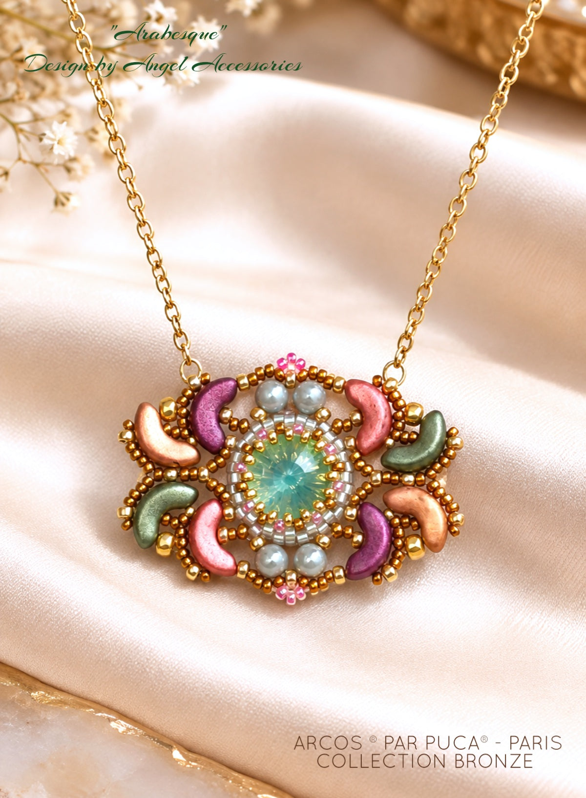 Arabesque Pendant Pattern by Angel Accessories