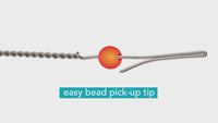 SPEEDLE NEEDLE, Brilliant Idea!, 2 Pack for Seed Bead Stringing