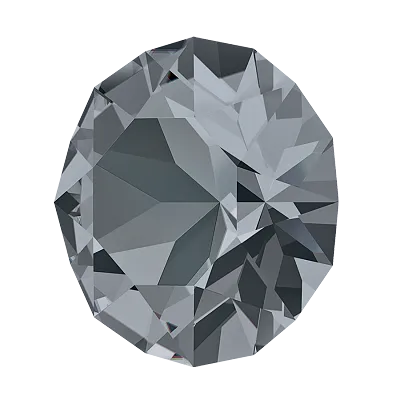 Crystal 1088 Chatons, 39ss, 8mm, Silver Night by Brilliance (Austria), 2 Pcs. - The Argus Collection