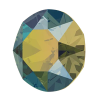 Crystal 1088 Chatons, 39ss, 8mm, Iridescent Green by Brilliance (Austria), 2 Pcs. - The Argus Collection