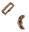 10mm-hammeredcrimp-slider-antiquecopper - The Argus Collection