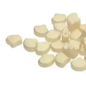 Ginko Beads, 10g. by Matubo, Shimmer Dutch White Chatoyant - The Argus Collection