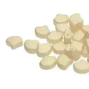 Ginko Beads, 10g. by Matubo, Shimmer Dutch White Chatoyant - The Argus Collection