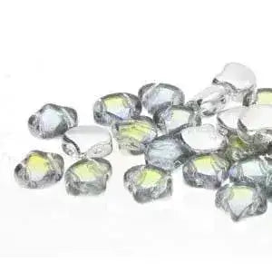 Ginko Beads, 10g. by Matubo, Uranium Backlit - The Argus Collection