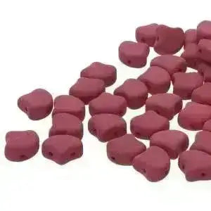 Ginko Beads, 10g. by Matubo, Purple Wine Matte Velvet - The Argus Collection