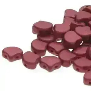 Ginko Beads, 10g. by Matubo, Chatoyant Shimmer Red Wine - The Argus Collection