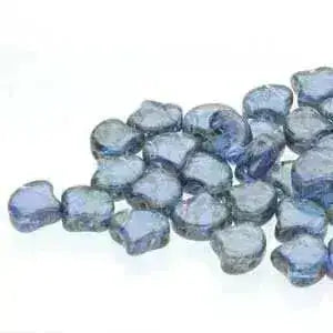 Ginko Beads, 10g. by Matubo, Sapphire Picasso - The Argus Collection