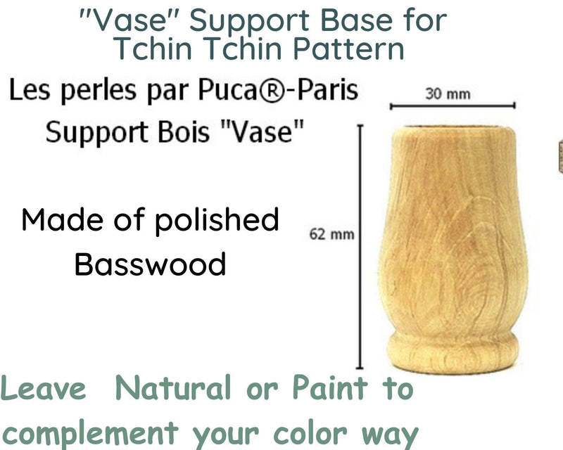 Tchin Tchin Vase Pattern par Puca the Boise Vase in Basswood needed to complete this pattern - The Argus Collection