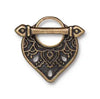 Temple Toggle Clasp, Caravan Collection by TierraCast, 15mm, 4 Finishes - The Argus Collection