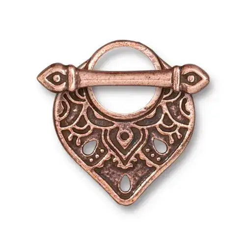 Temple Toggle Clasp, Caravan Collection by TierraCast, 15mm, 4 Finishes - The Argus Collection