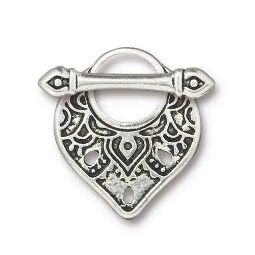 Temple Toggle Clasp, Caravan Collection by TierraCast, 15mm, 4 Finishes - The Argus Collection