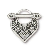 Temple Toggle Clasp, Caravan Collection by TierraCast, 15mm, 4 Finishes - The Argus Collection