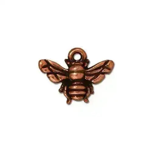 Honeybee Charm or Dangle or Drop in 4 Finishes - The Argus Collection
