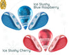 Amos par Puca Beads in Ice Slushy Blue Raspberry or Cherry Color - The Argus Collection