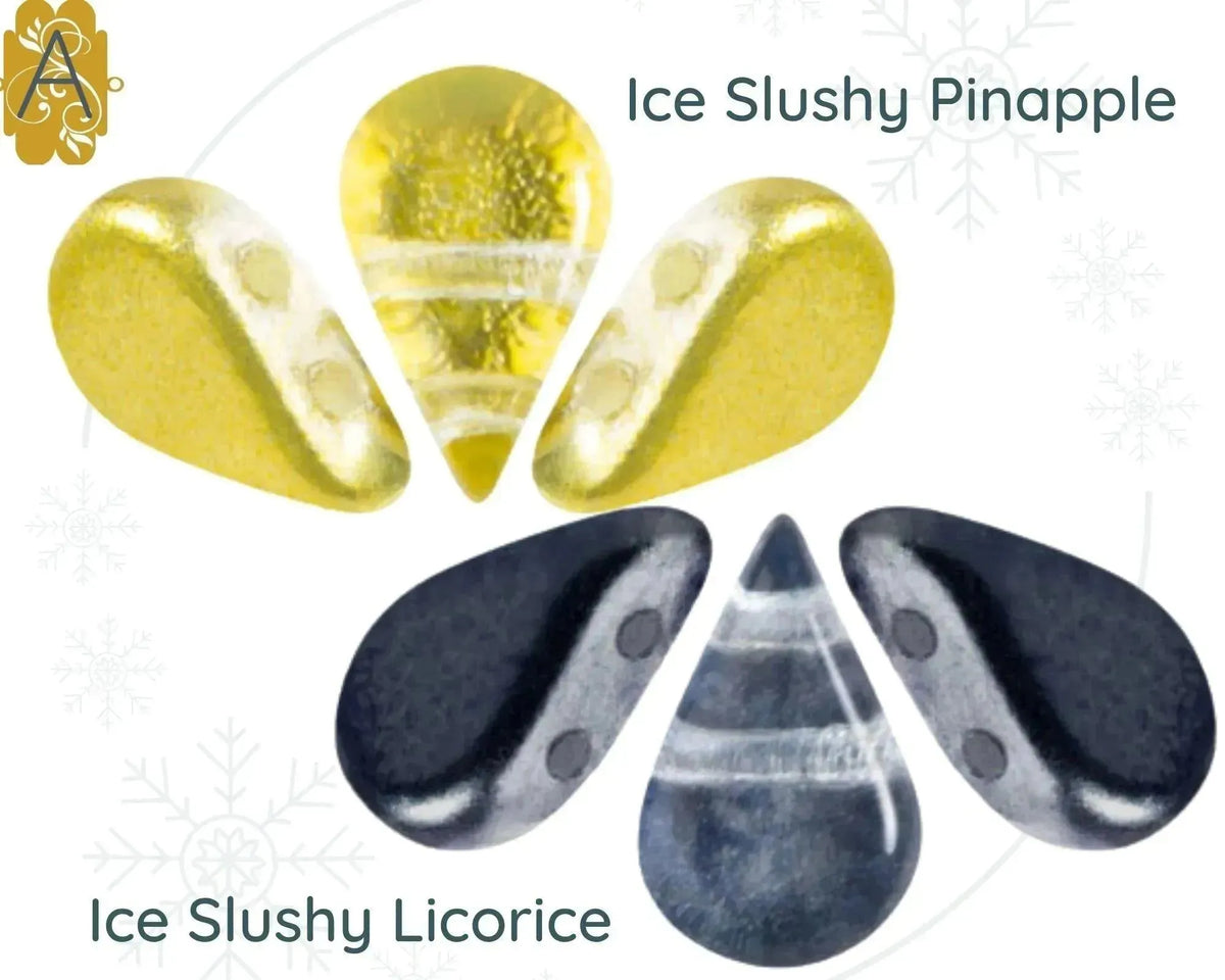 Amos par Puca Beads in Ice Slushy Pineapple or Licorice - The Argus Collection