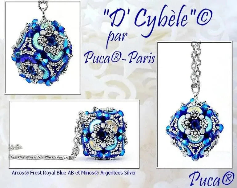 Arcos par Puca (30 Beads) Frost Royal Blue Collection - The Argus Collection