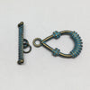 Fancy Drop Toggle Clasp, 2 finishes - The Argus Collection