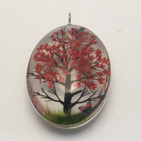 Dried Flower Glass Pendants - The Argus Collection