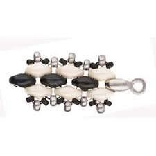 Vourkoti, Cymbal Superduo Ending or Connector, 4 Pcs. 4 Finishes - The Argus Collection