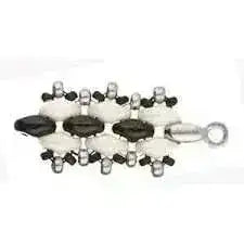 Vourkoti, Cymbal Superduo Ending or Connector, 4 Pcs. 4 Finishes - The Argus Collection