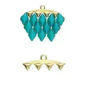 Vani IV, Cymbal Gemduo Bead Ending, 2 Pcs. 4 Finishes - The Argus Collection