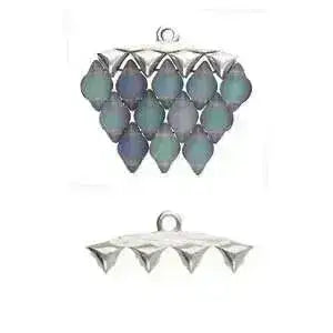 Vani IV, Cymbal Gemduo Bead Ending, 2 Pcs. 4 Finishes - The Argus Collection