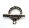 Round Spiral Toggle Clasp, 16mm, by TierraCast, 2 Finishes - The Argus Collection