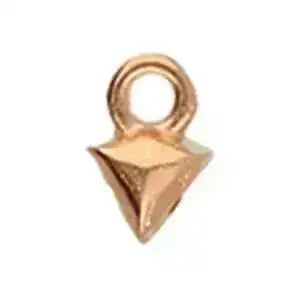 Kleftiko, Cymbal Gemduo Bead Ending or Connector, 4 Pcs. 4 Finishes - The Argus Collection