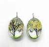 Small Handmade Dried Flower Glass Pendants - The Argus Collection